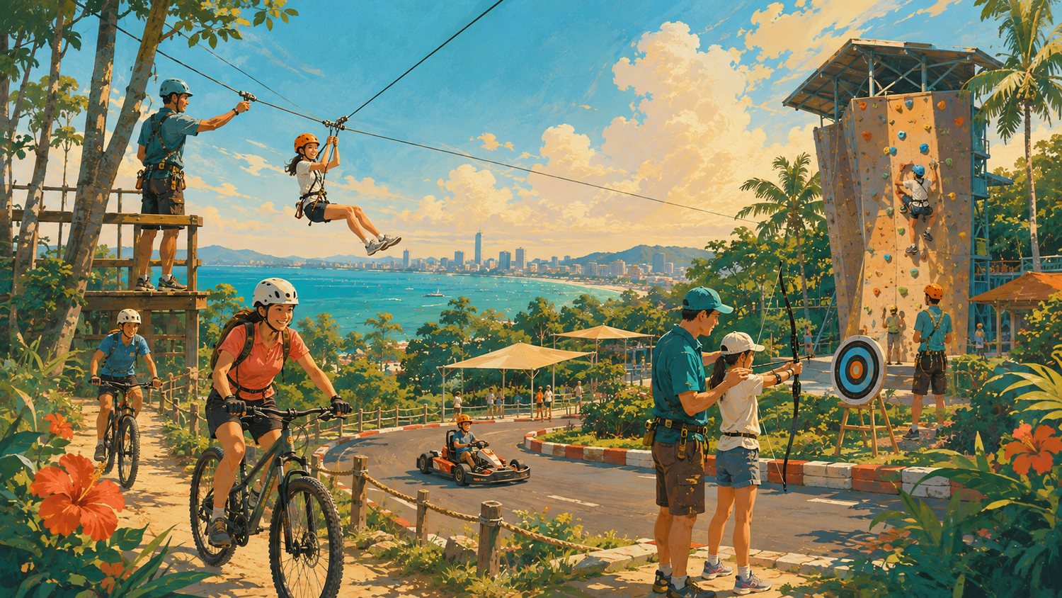 Adventure and sports around Pattaya