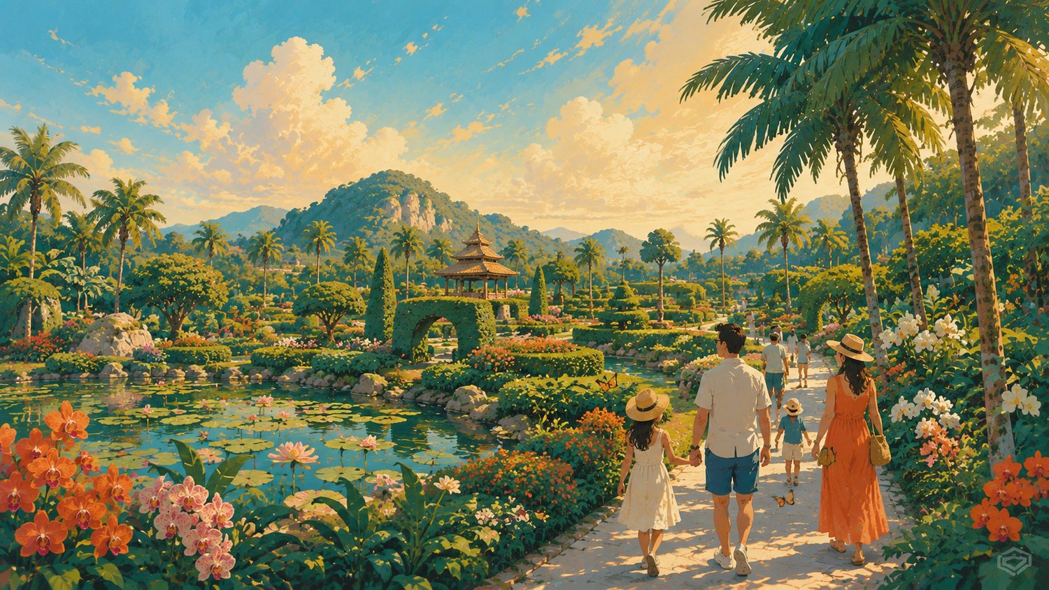 Gardens, parks and nature around Pattaya