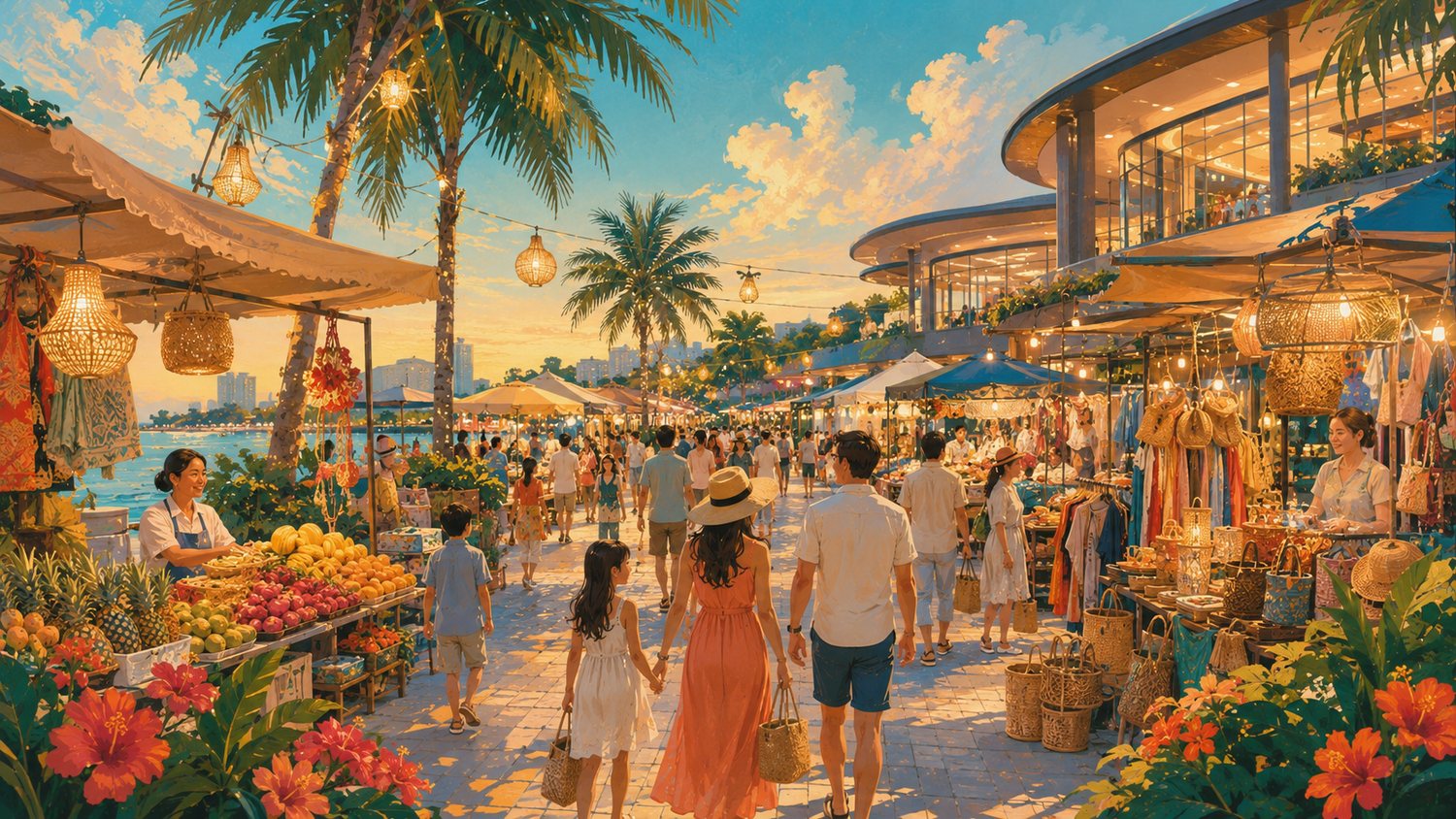 Pattaya markets and shopping