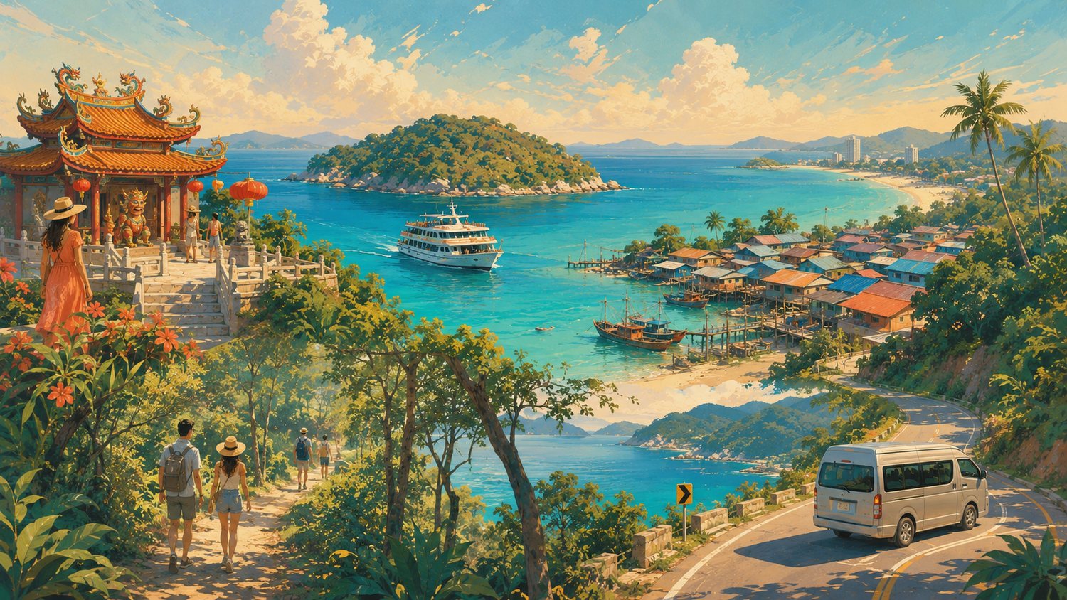 Sattahip beaches and side trips