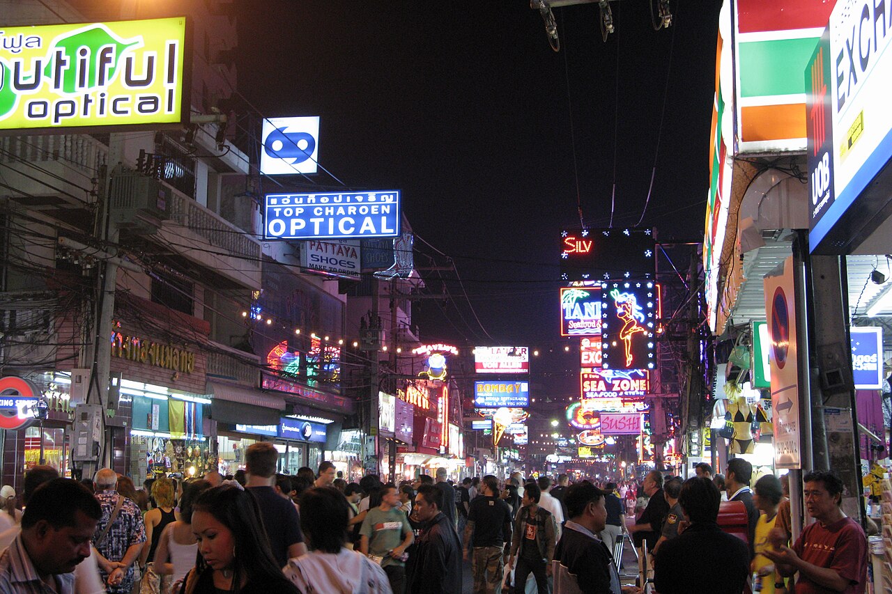 Walking Street at night